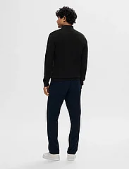 Selected Homme - SLHBERG FULL ZIP CARDIGAN NOOS - swetry rozpinane na zamek - black - 3