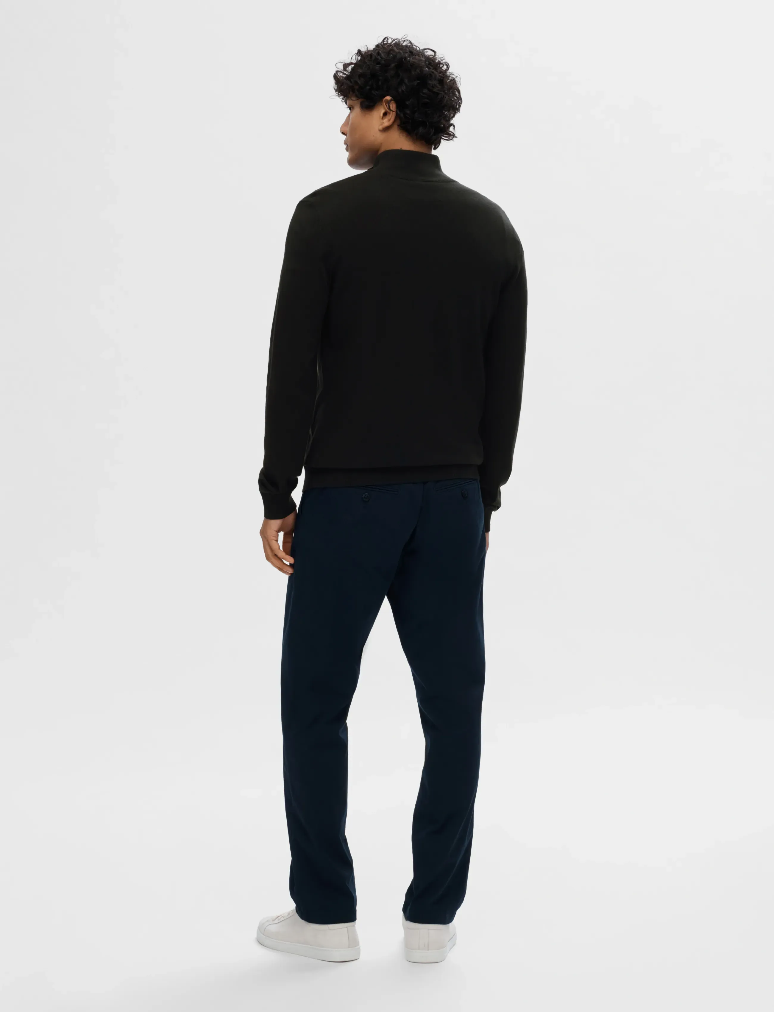 Selected - SLMBERG FULL ZIP CARDIGAN NOOS - fødselsdagsgaver - black - 3