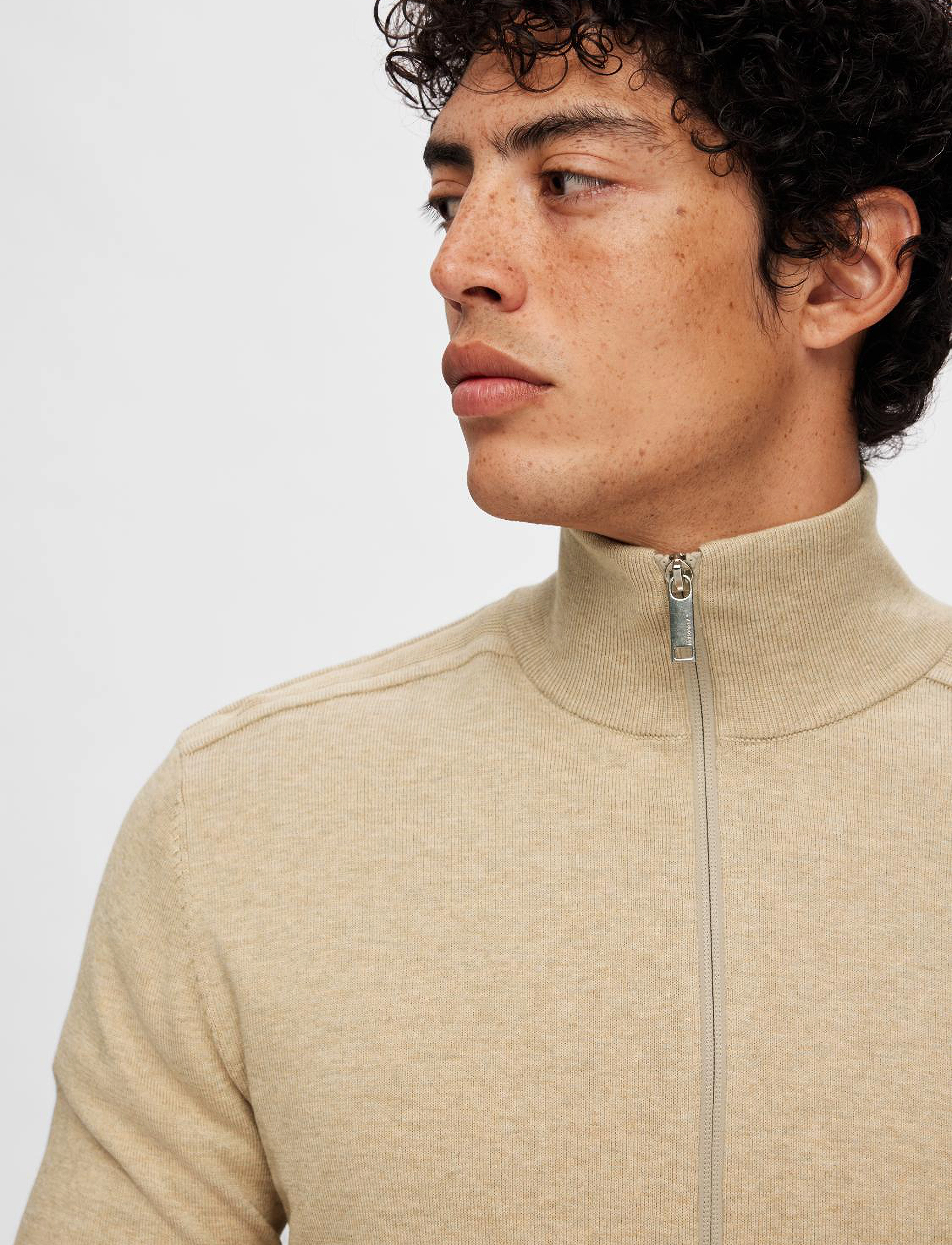 Selected - SLMBERG FULL ZIP CARDIGAN NOOS - fødselsdagsgaver - kelp - 5