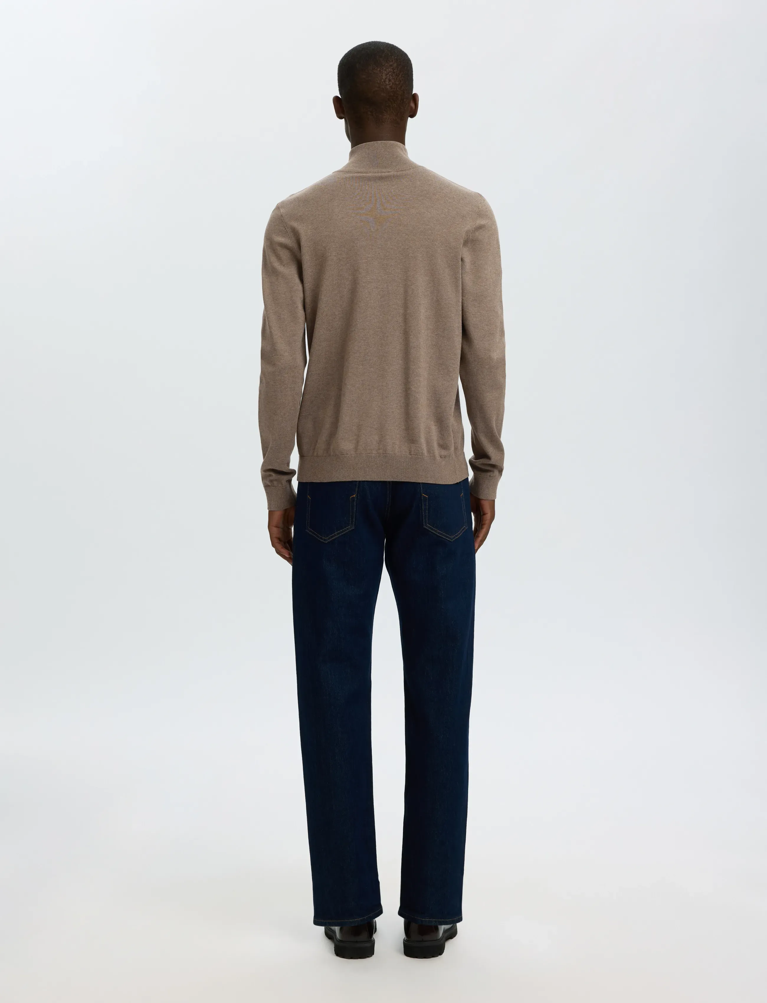 Selected - SLMBERG FULL ZIP CARDIGAN NOOS - shoppa efter tillfälle - teak - 2