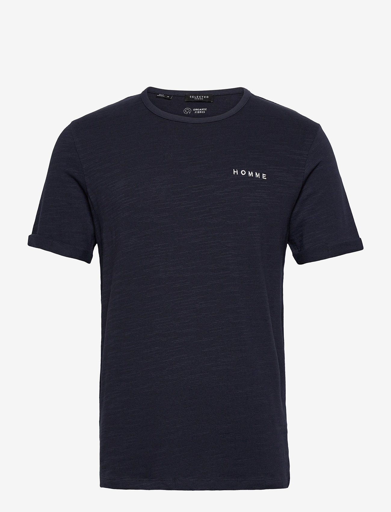 SLHFRED STRUCTURE SS O-NECK TEE B EX - SKY CAPTAIN