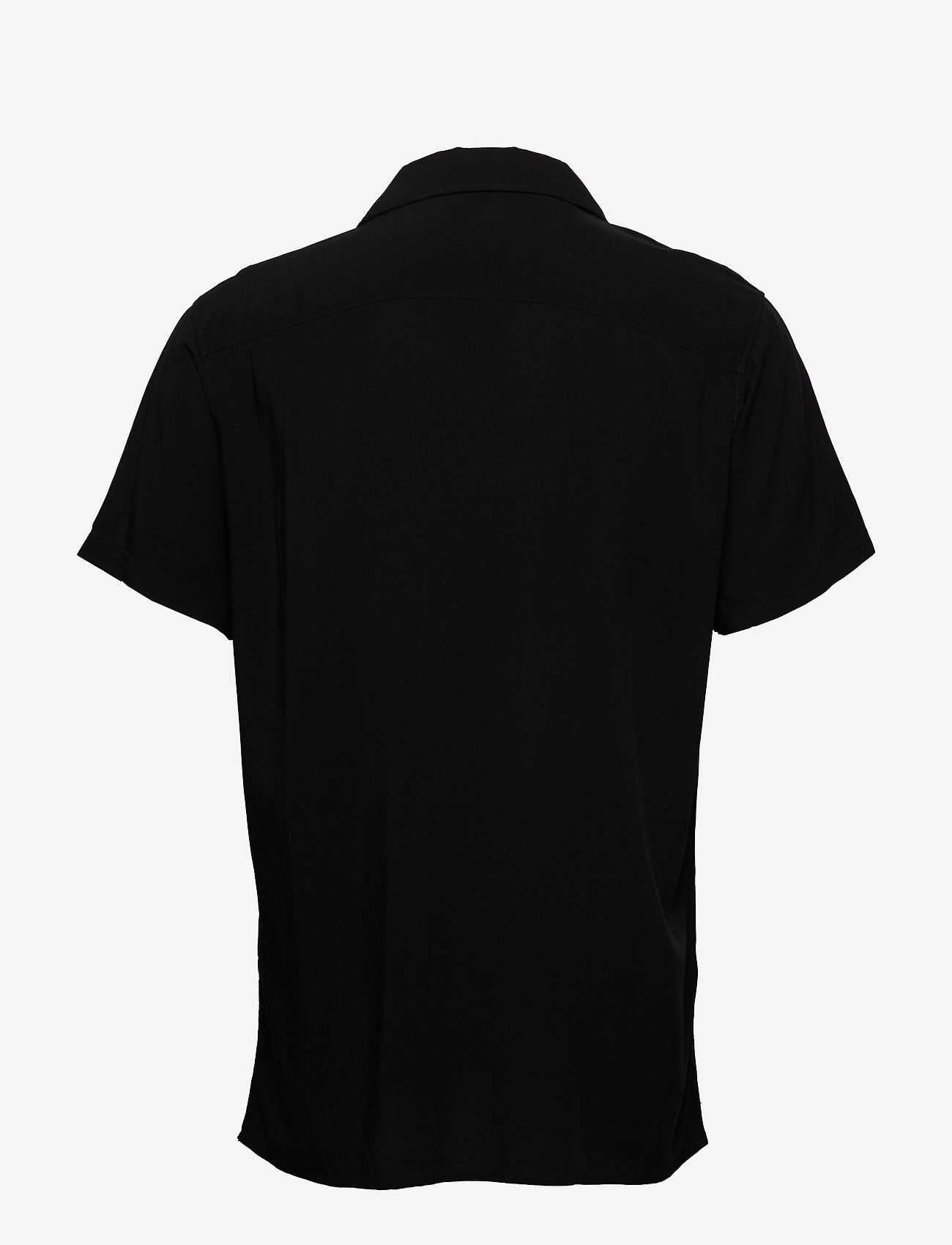 Selected Homme - SLHREGKARLSSON SHIRT SS  W - black - 1