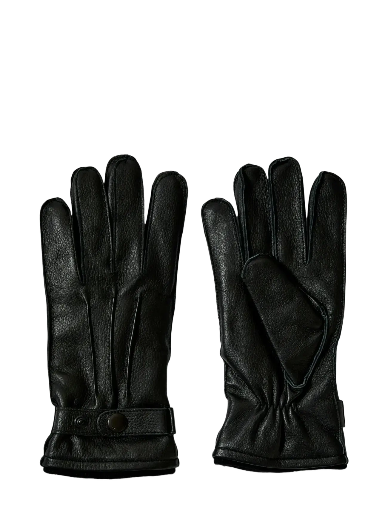 Selected SLMPOUL LEATHER GLOVES - Accessoarer - BLACK / black