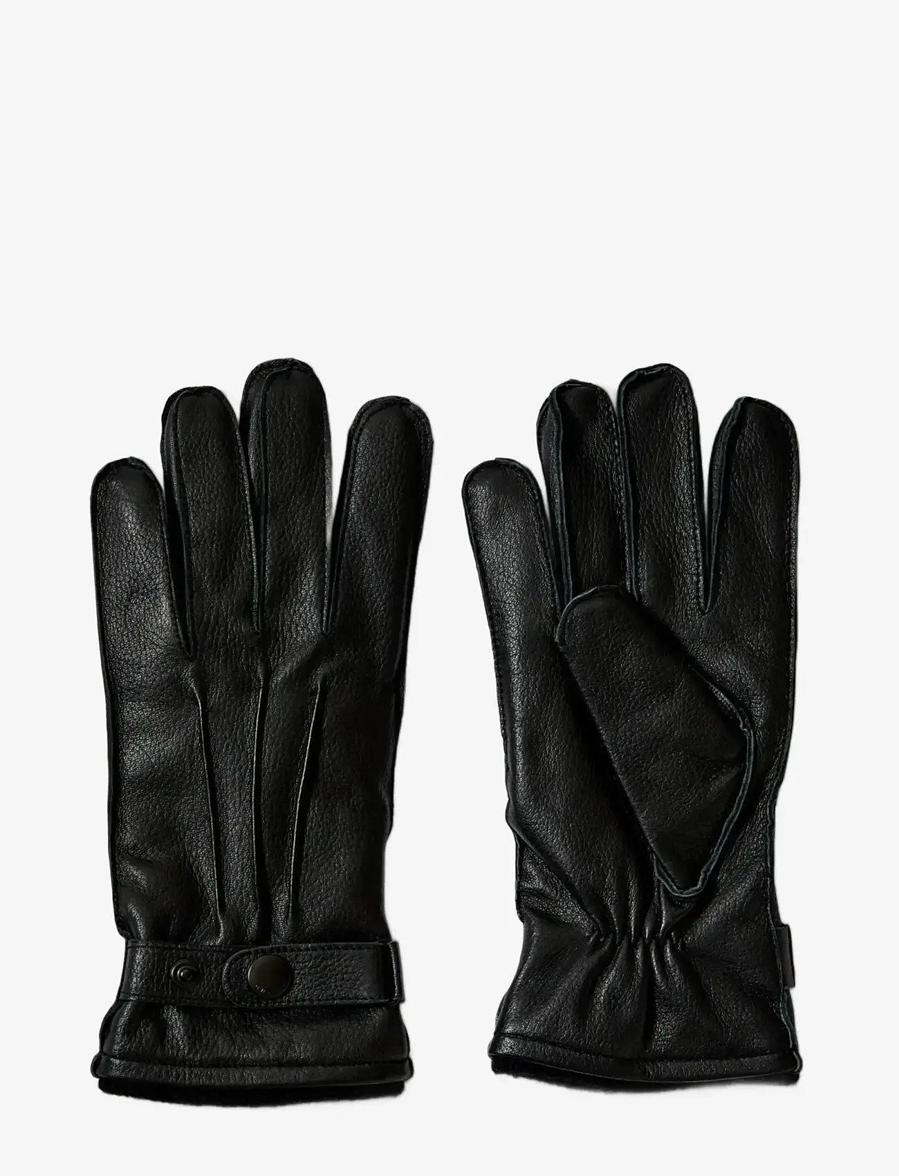 Selected - SLMPOUL LEATHER GLOVES - kollektioner - black - 2