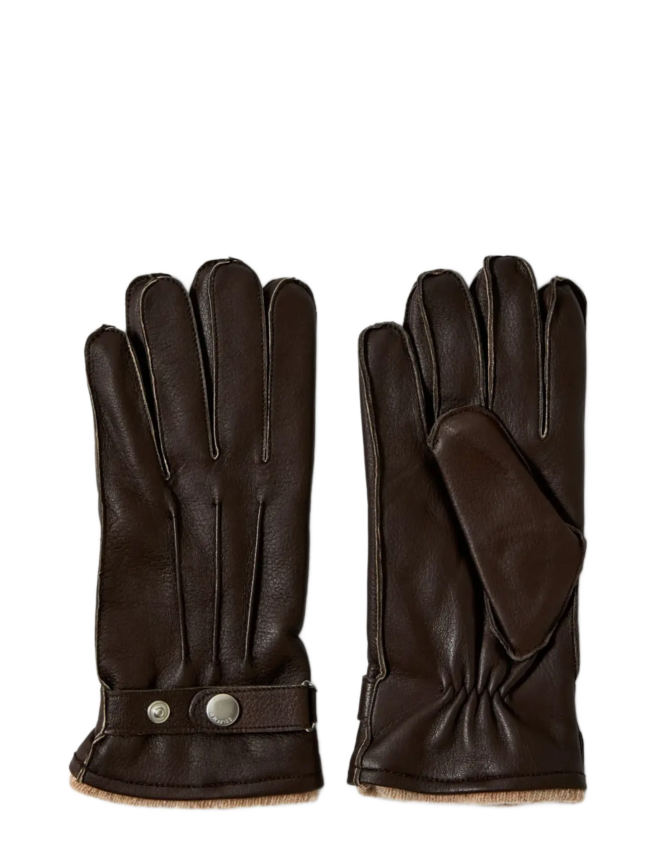 Selected - SLMPOUL LEATHER GLOVES - nach anlass kaufen - demitasse - 0