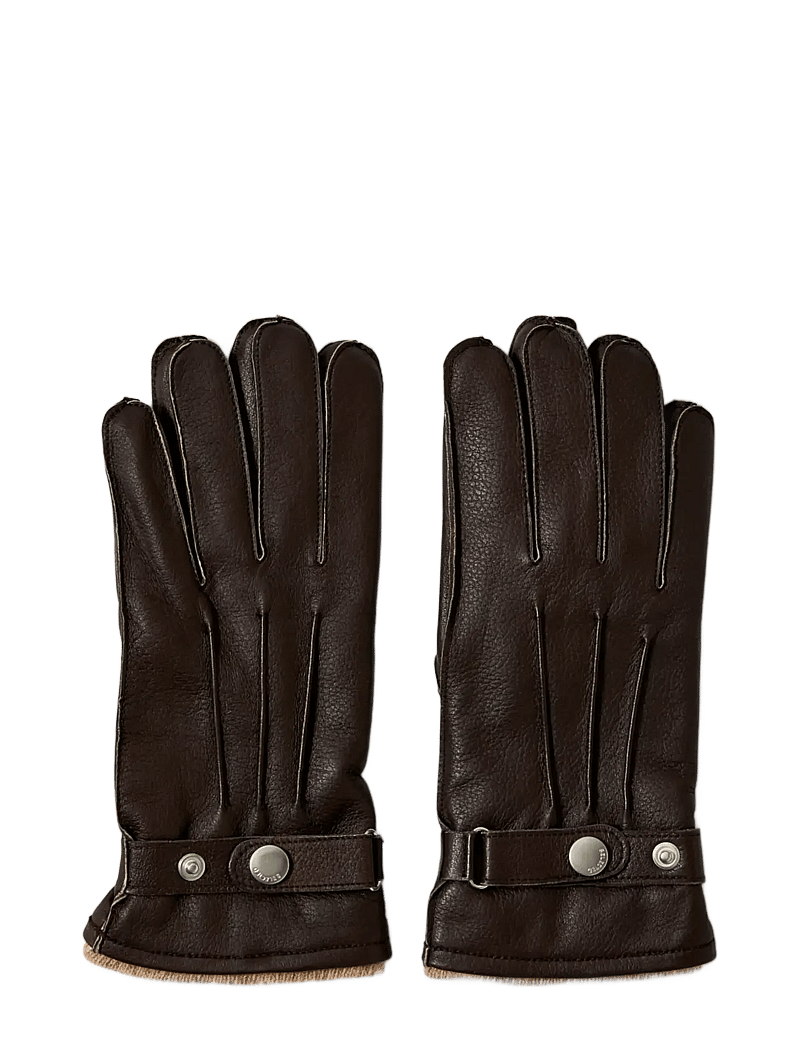 Selected - SLMPOUL LEATHER GLOVES - söfn - demitasse - 1