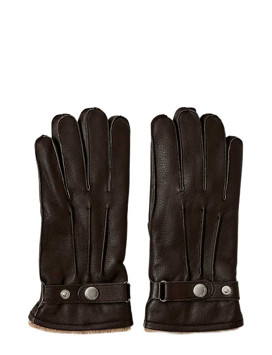 Selected - SLMPOUL LEATHER GLOVES - nach anlass kaufen - demitasse - 1