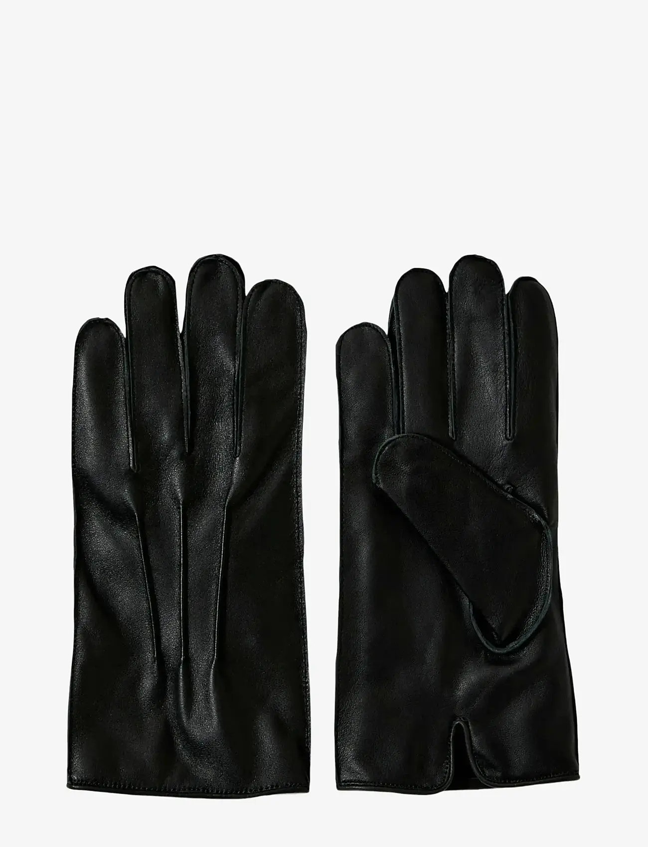 Selected - SLHZAIN LEATHER GLOVES - söfn - black - 1
