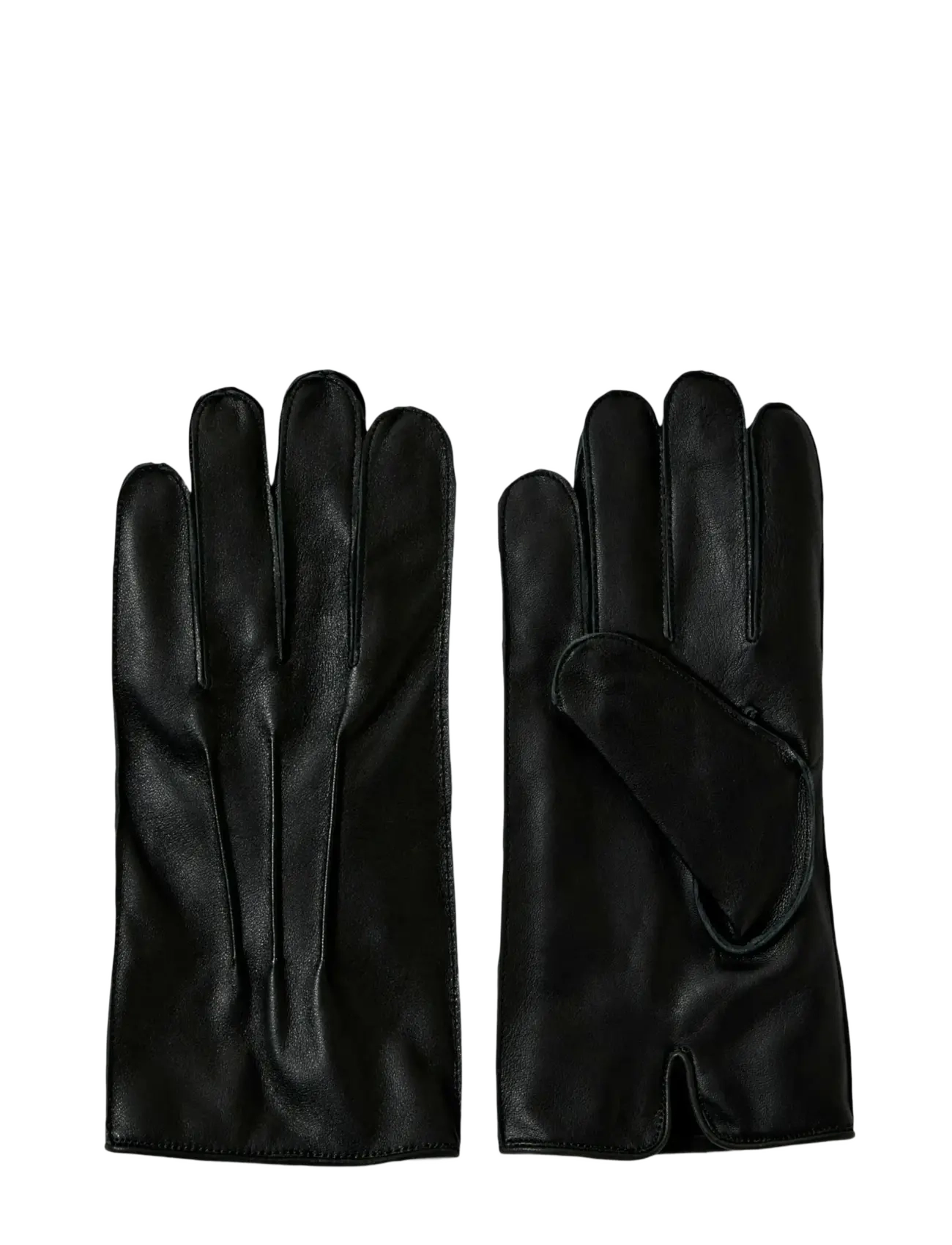 Selected SLHZAIN LEATHER GLOVES - Accessories - BLACK / black