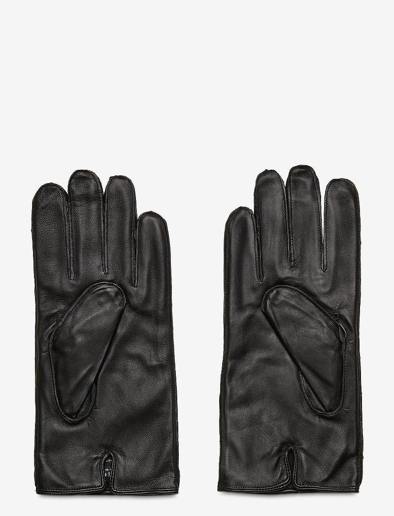 Selected - SLHZAIN LEATHER GLOVES - söfn - black - 2