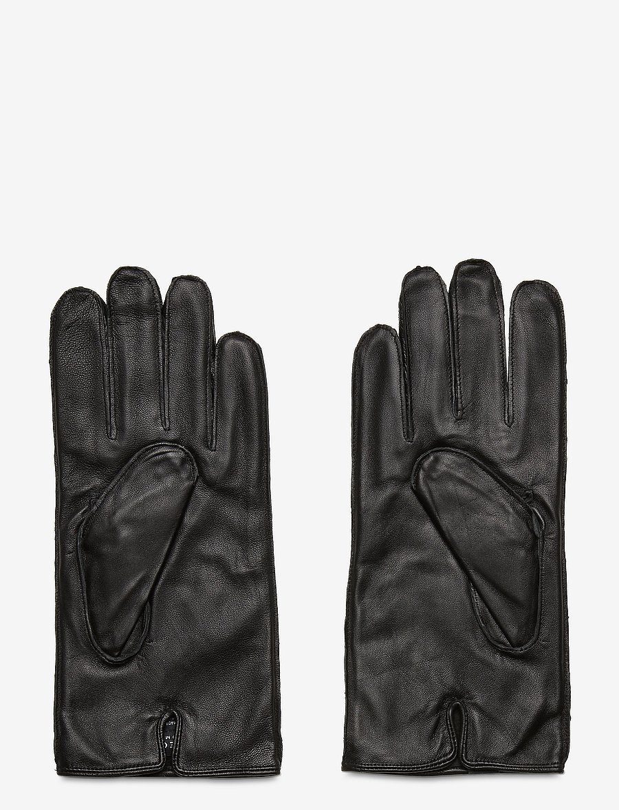 Selected - SLHZAIN LEATHER GLOVES - prekės kiekvienai progai - black - 2