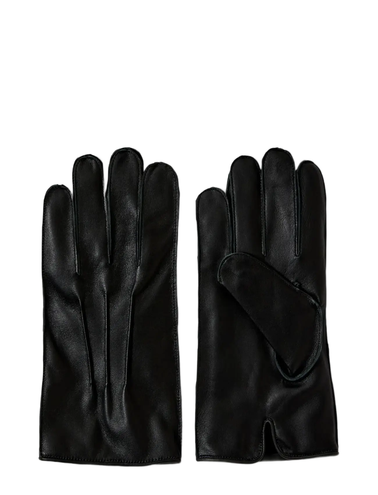 Selected - SLHZAIN LEATHER GLOVES - prekės kiekvienai progai - black - 3