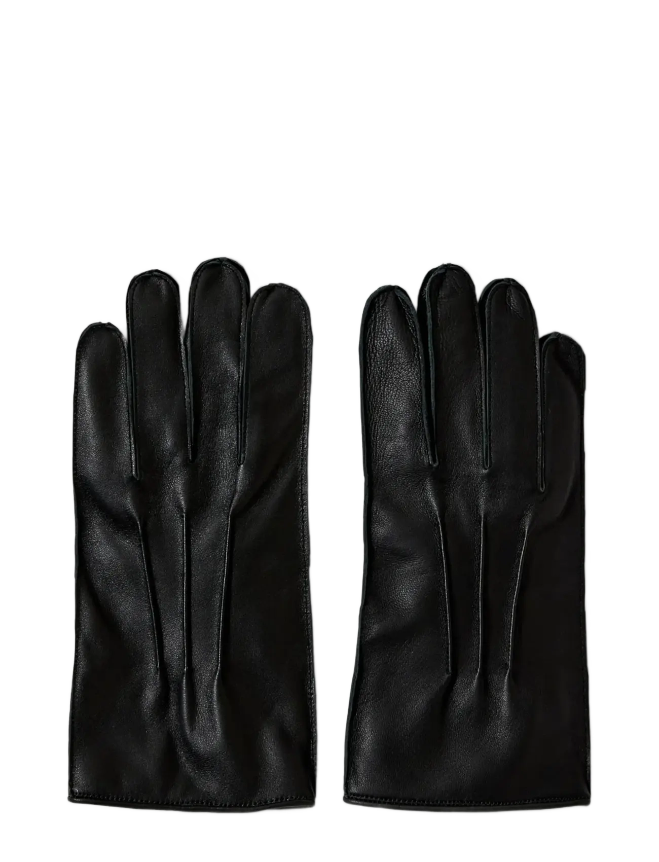 Selected - SLHZAIN LEATHER GLOVES - prekės kiekvienai progai - black - 4