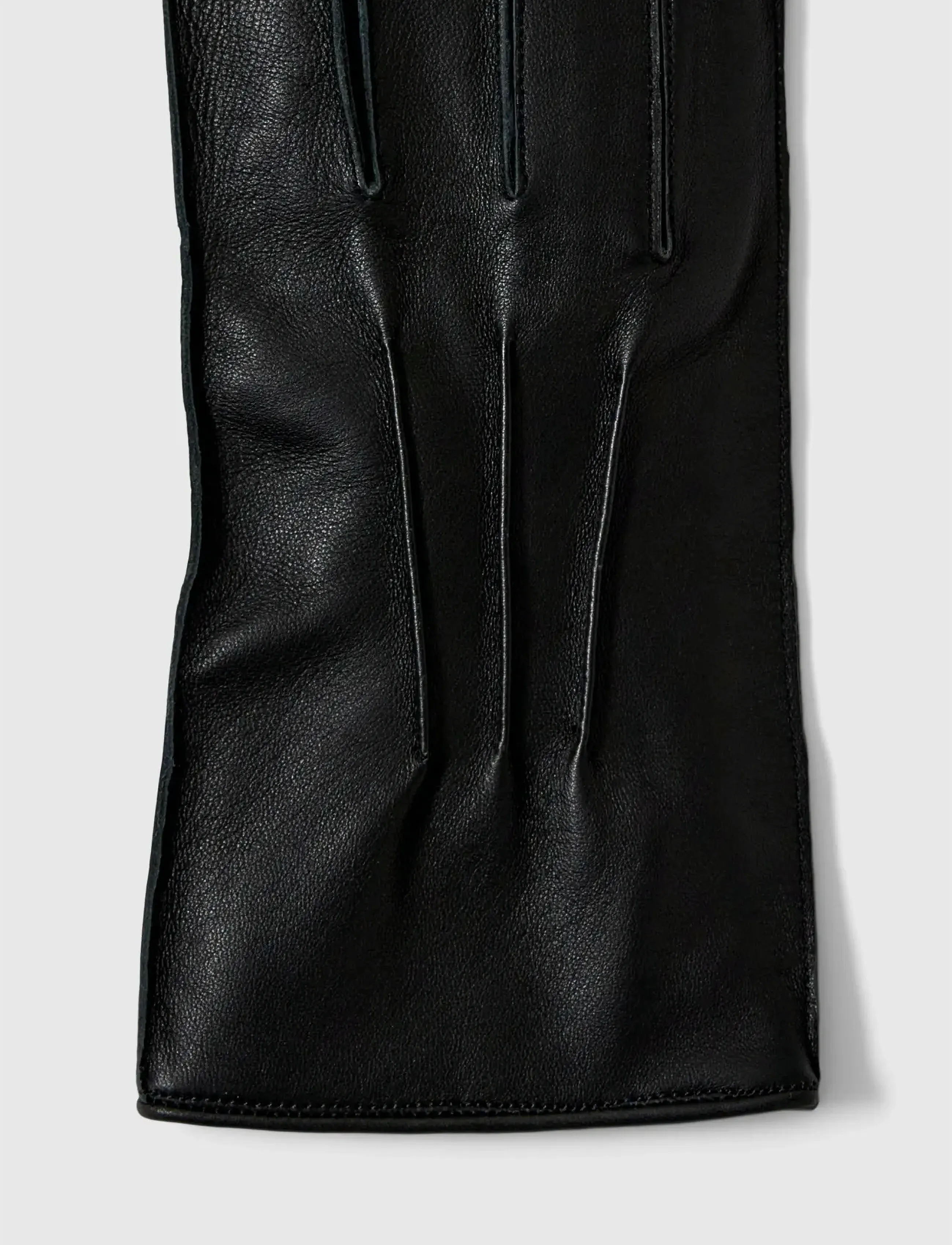 Selected - SLHZAIN LEATHER GLOVES - prekės kiekvienai progai - black - 5