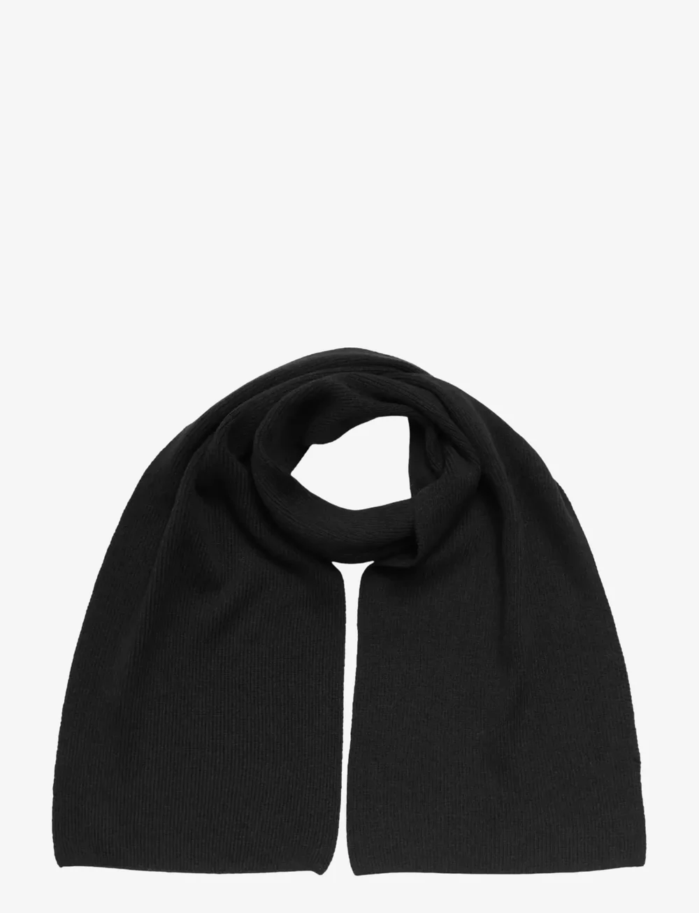 Selected - SLHCRAY WOOL BLEND SCARF - winterschals - black - 1