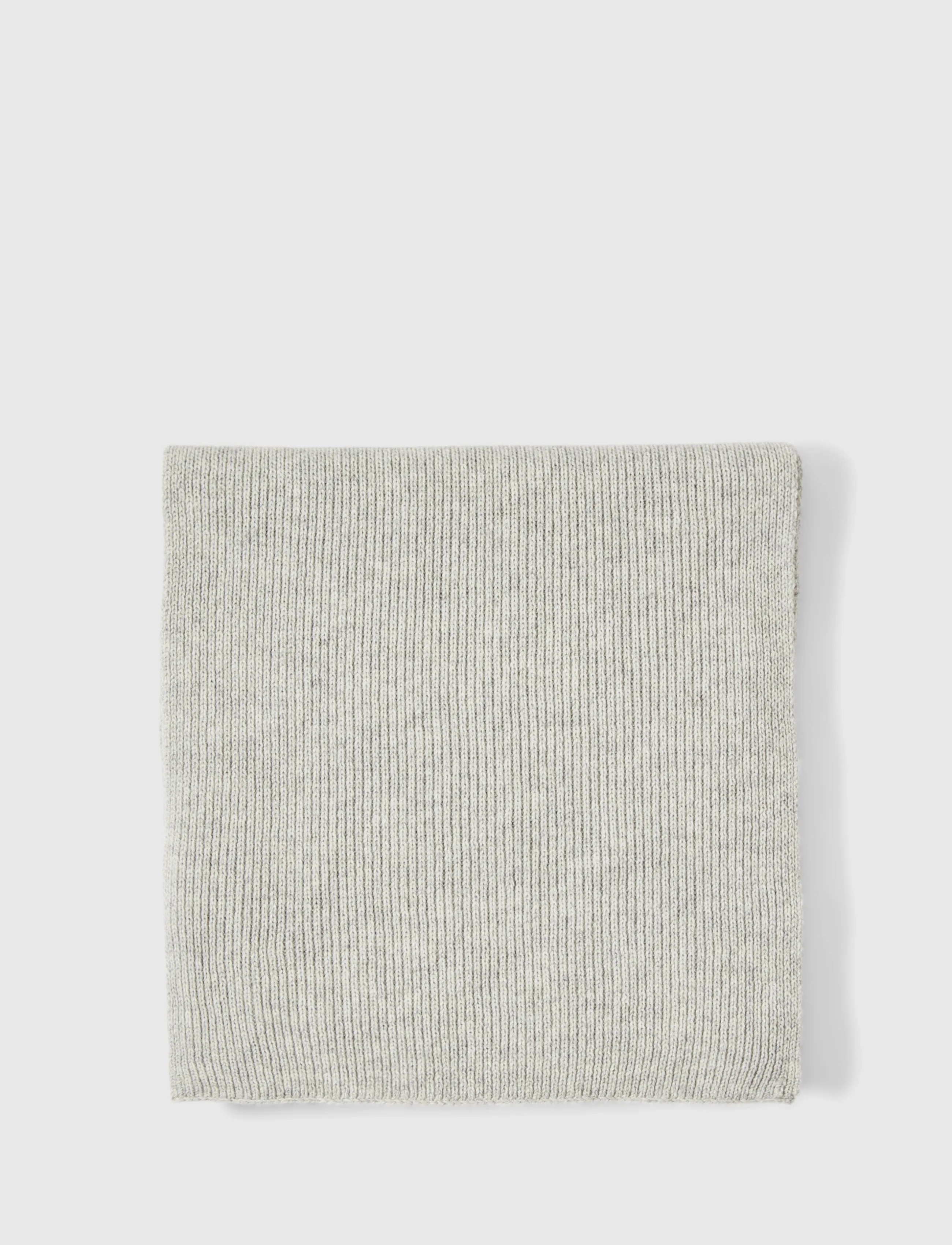 Selected - SLHCRAY WOOL BLEND SCARF - light grey melange - 3