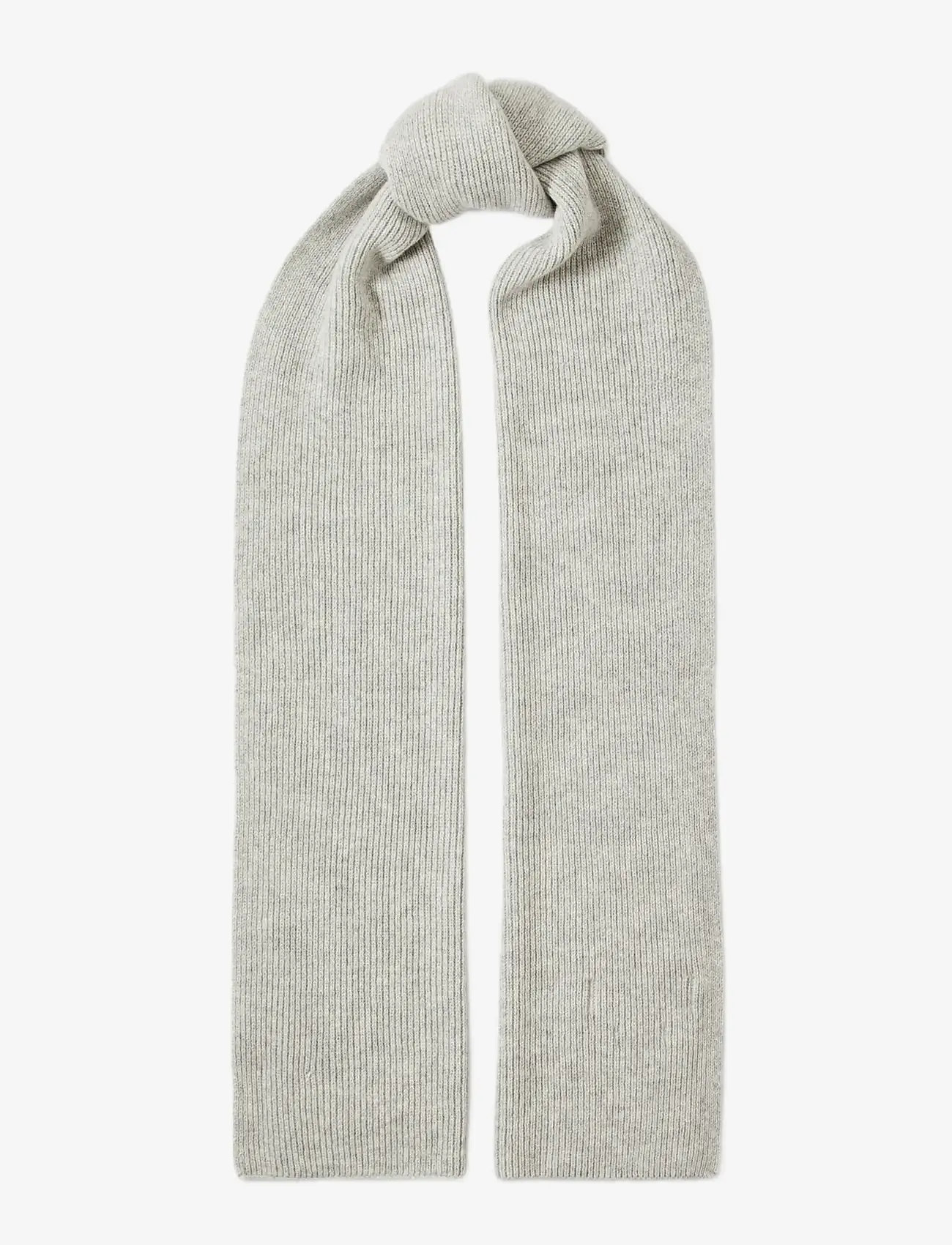 Selected - SLHCRAY WOOL BLEND SCARF - light grey melange - 2