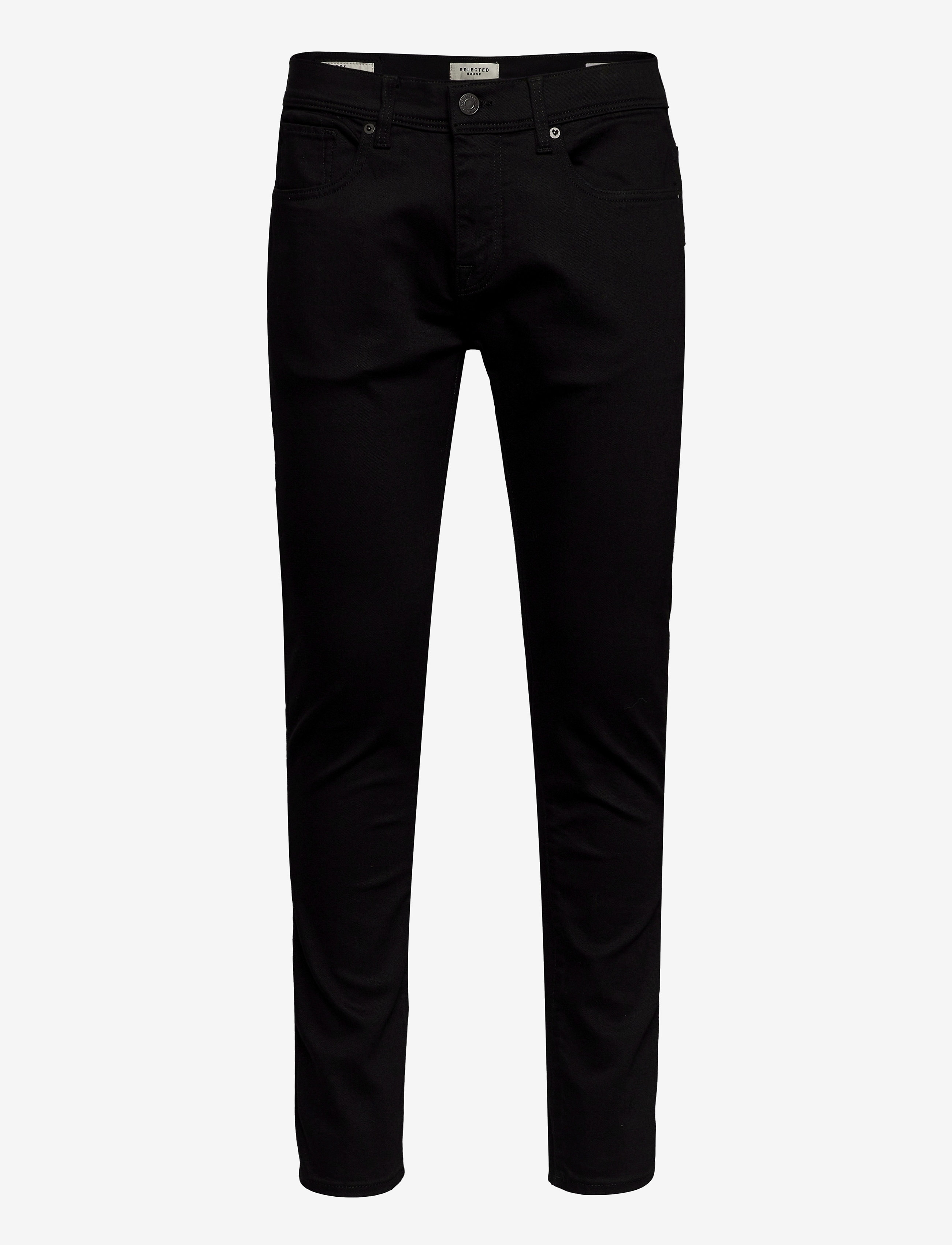 Selected Homme - SLHSLIM-LEON 4001LACKTEANS - black denim - 1