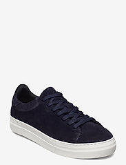 Selected Homme - SLHDAVID CHUNKY CLEAN SUEDE TRAINER B - low tops - dark navy - 0