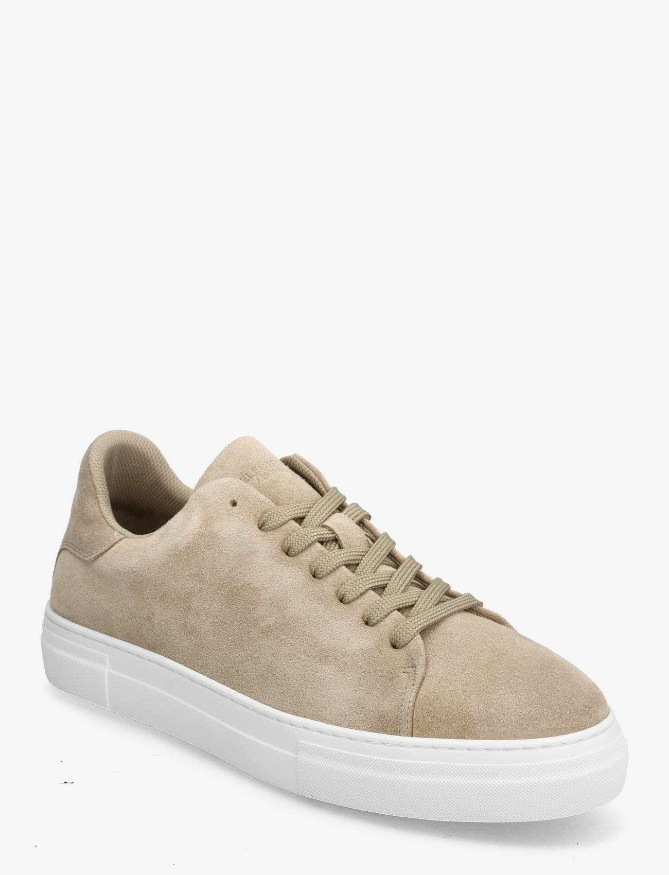 Selected Homme - SLHDAVID CHUNKY CLEAN SUEDE TRAINER B - lav ankel - sand - 0