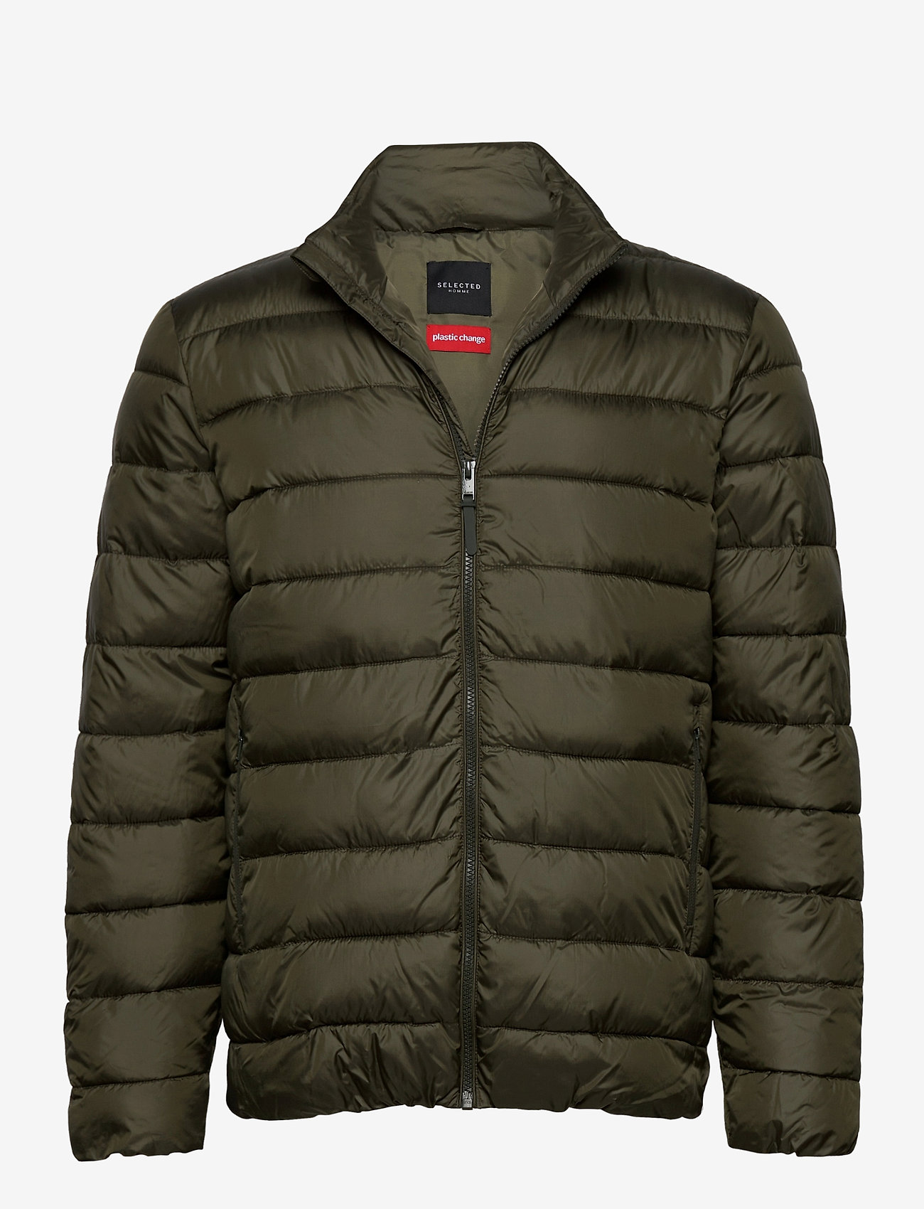 Selected Homme - SLHPLASTIC CHANGE PUFF JKT  B - forest night - 0