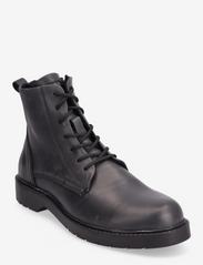 SLHTHOMAS LEATHER BOOT B NOOS - BLACK