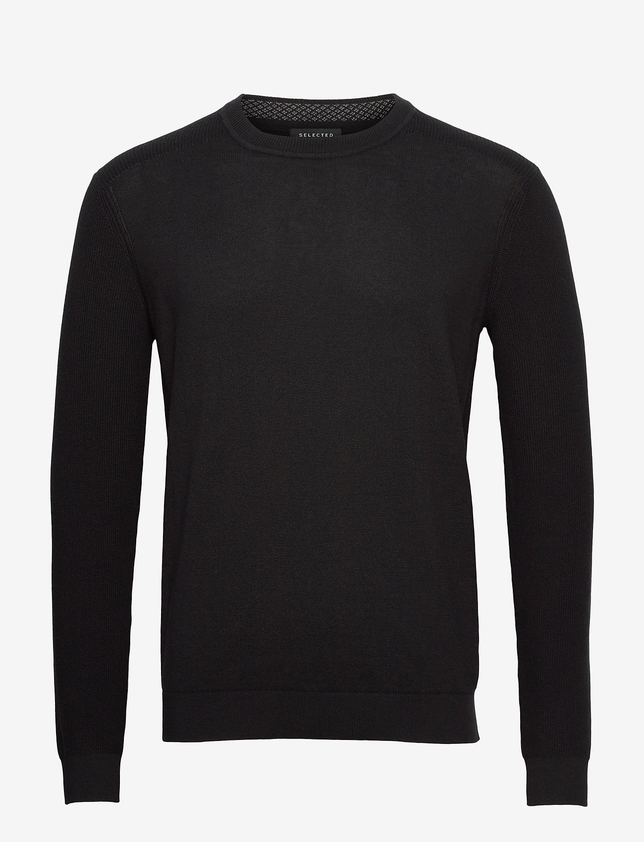 Selected Homme - SLHALLEN CREW NECK B CAMP - black - 0