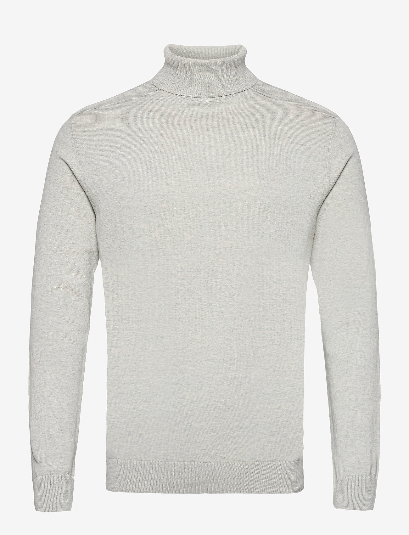 Selected Homme - SLHBERG ROLL NECK B - light grey melange - 0