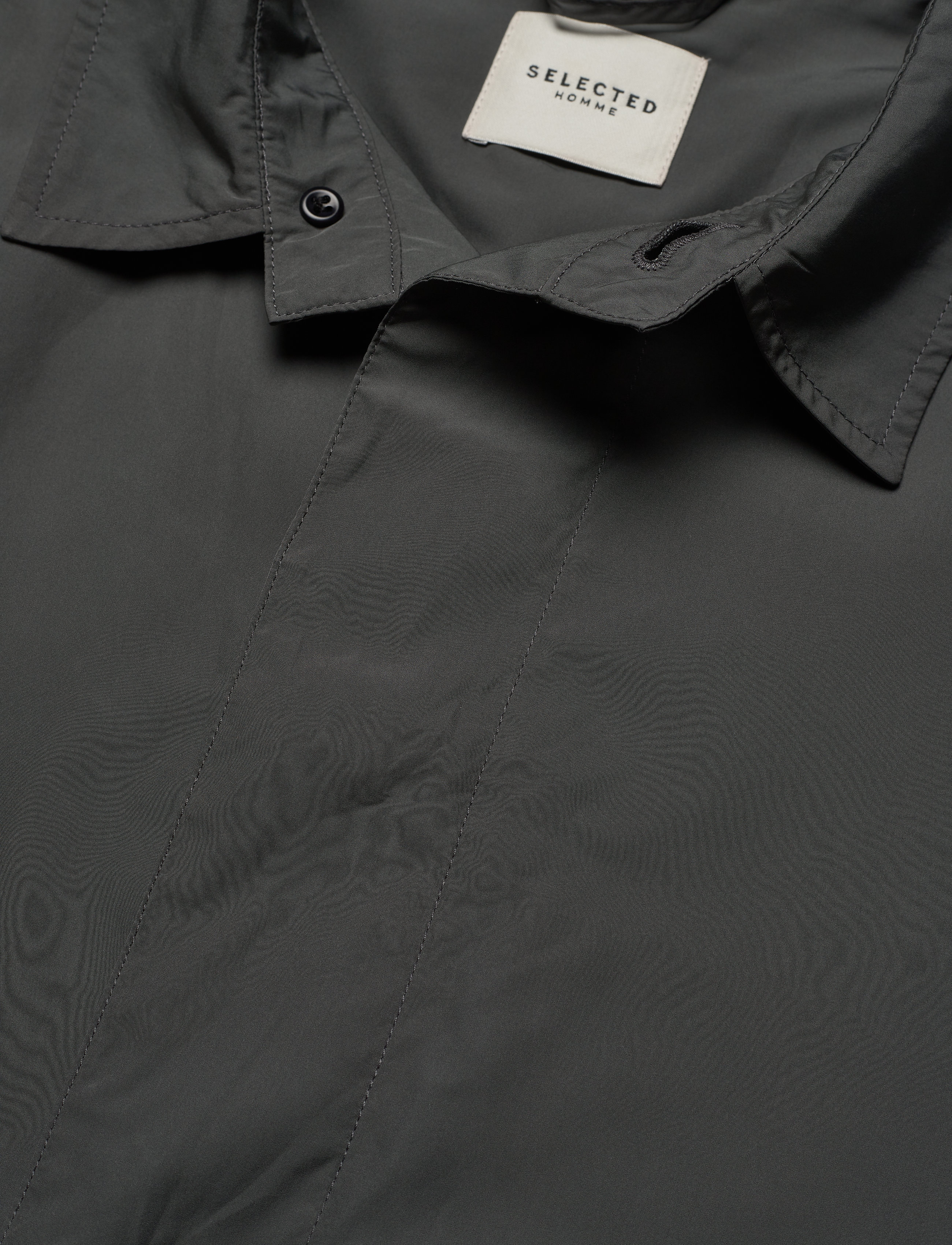Selected Homme - SLHFELIX COAT W EX - dark shadow - 2