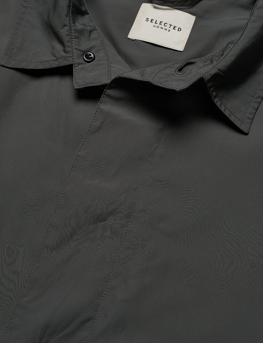 Selected Homme - SLHFELIX COAT W EX - dark shadow - 2