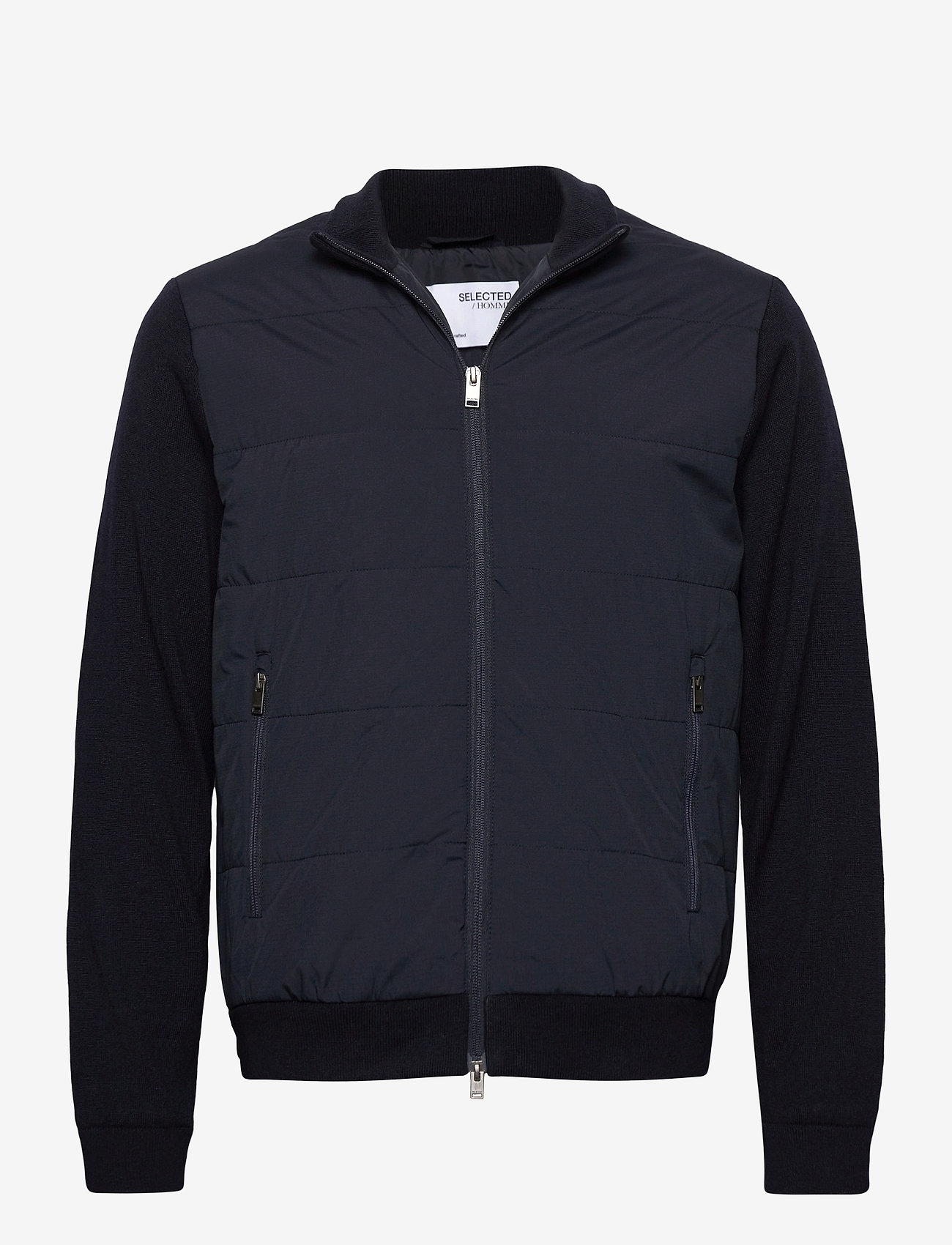 Selected Homme - SLHKNIT HYBRID JKT G - dark blue - 0