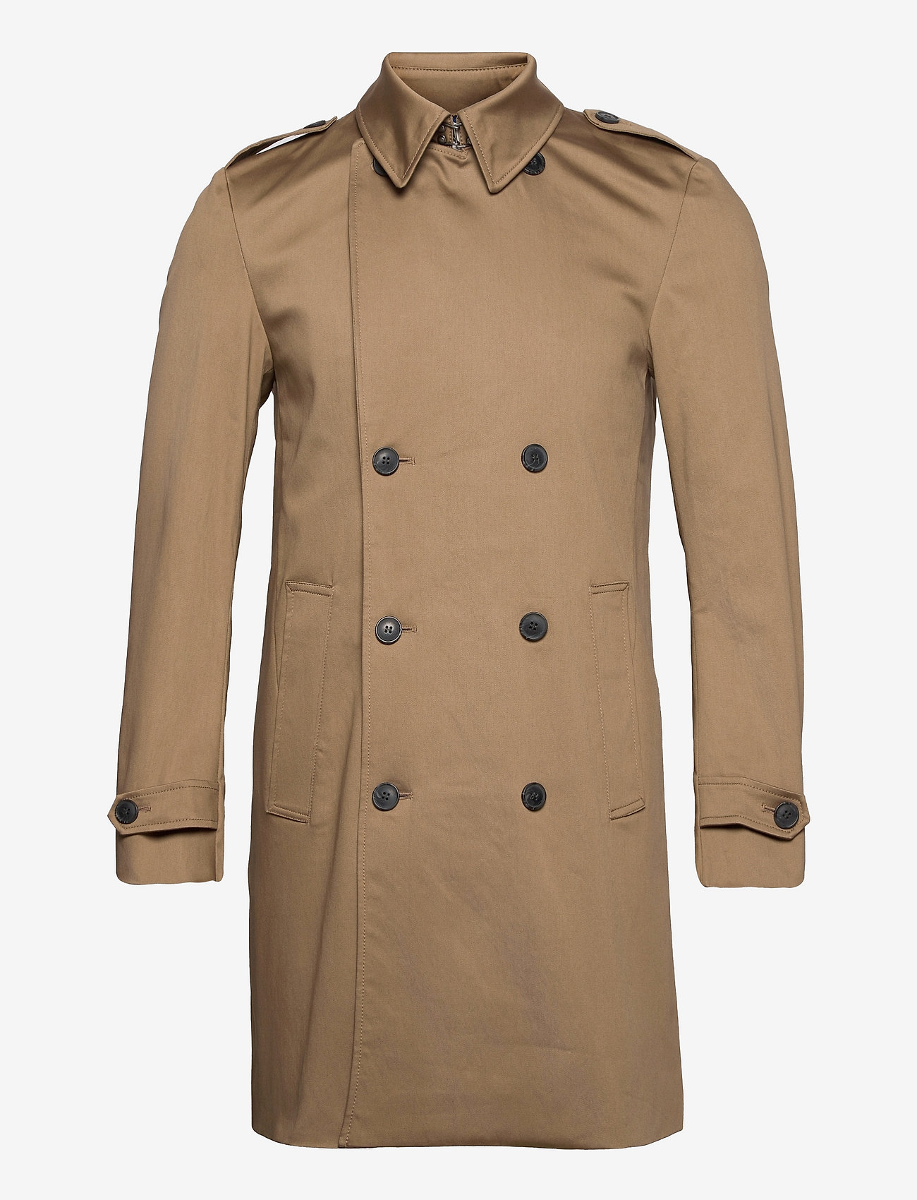 Selected Homme - SLHSANDER DB COAT - petrified oak - 0