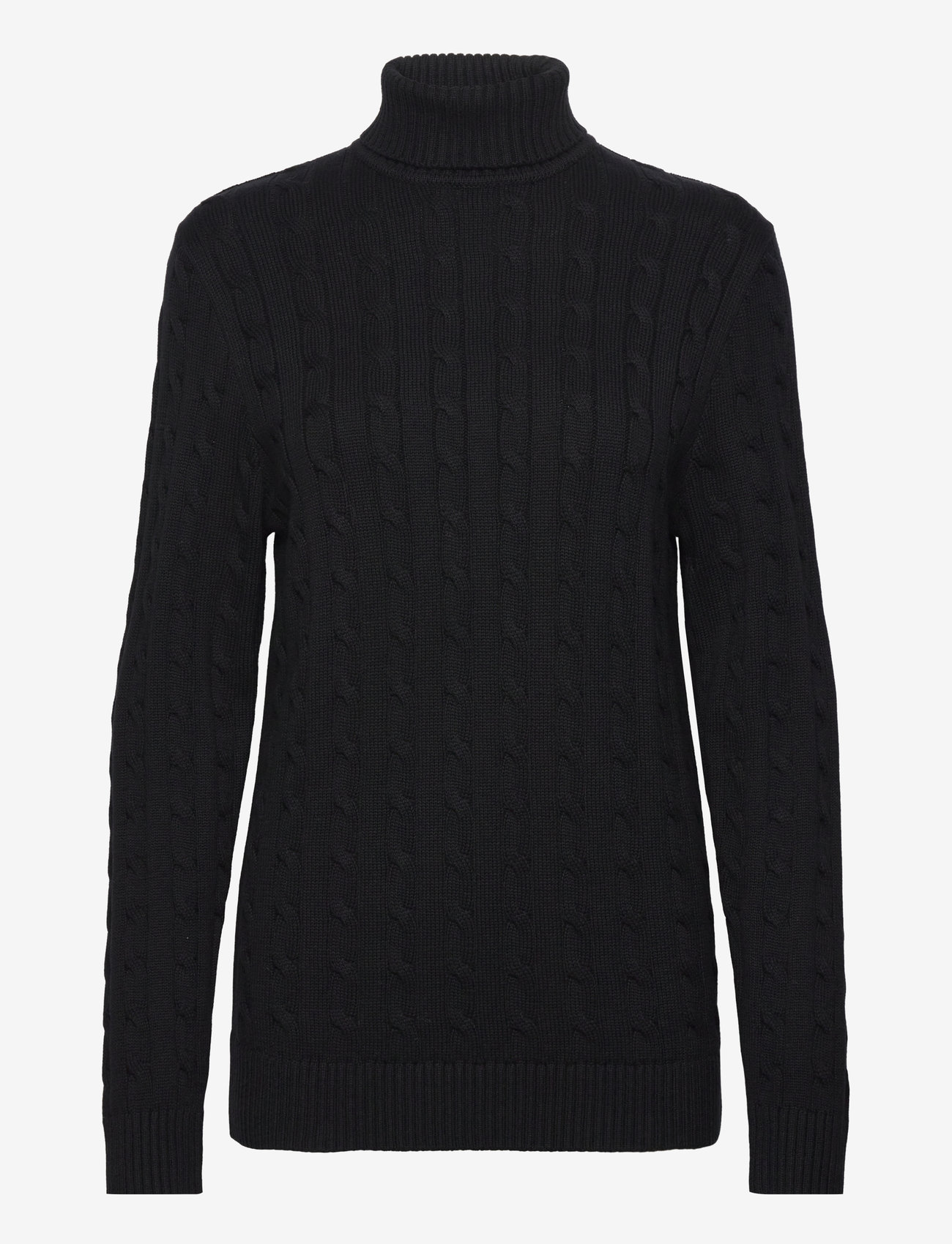 Selected - SLHRYAN STRUCTURE ROLL NECK - autumn clothing - black - 0