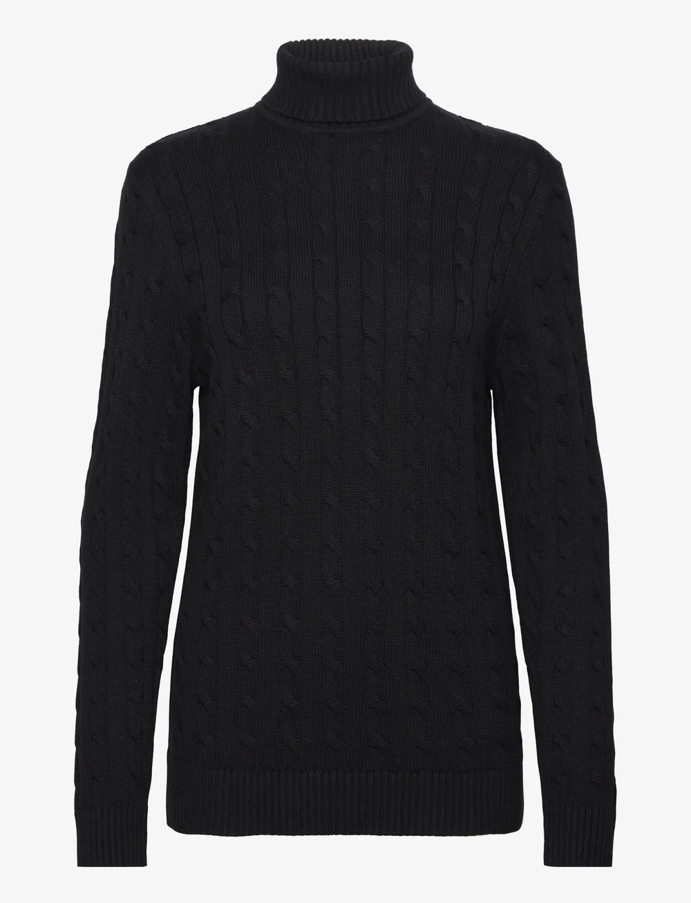 Selected - SLHRYAN STRUCTURE ROLL NECK - rúllukragar - black - 1