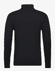 Selected Homme - SLHRYAN STRUCTURE ROLL NECK W - basic knitwear - black - 1