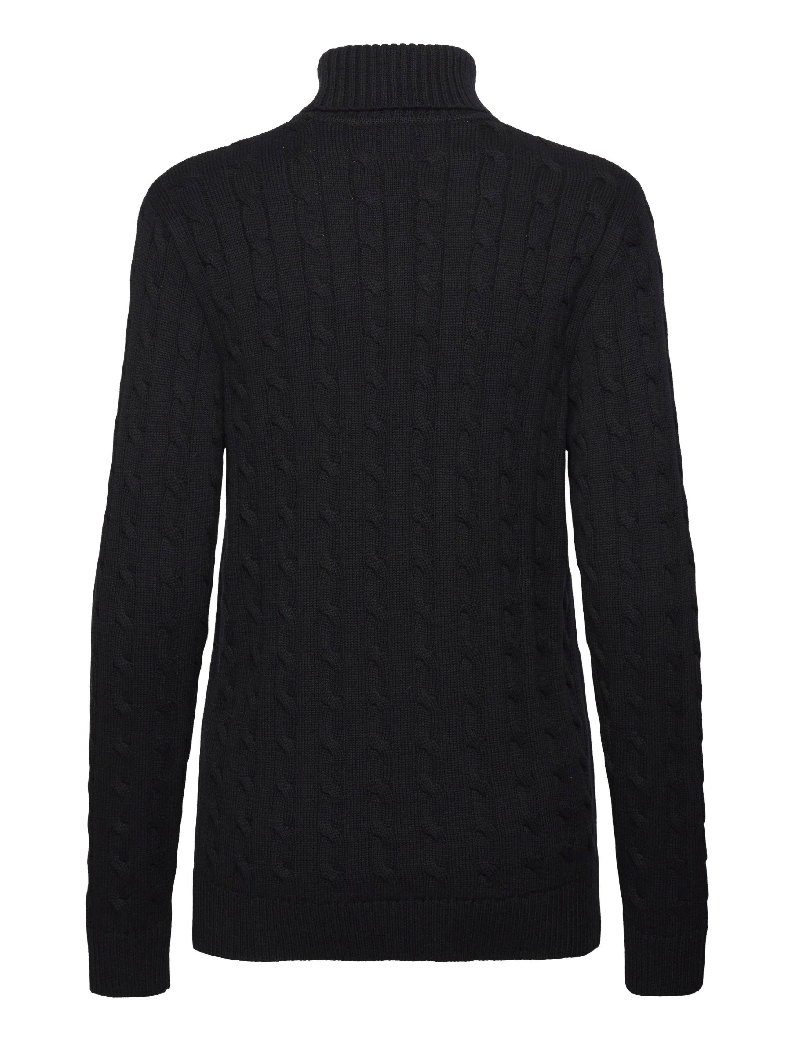 Selected - SLHRYAN STRUCTURE ROLL NECK - rullekraver - black - 2