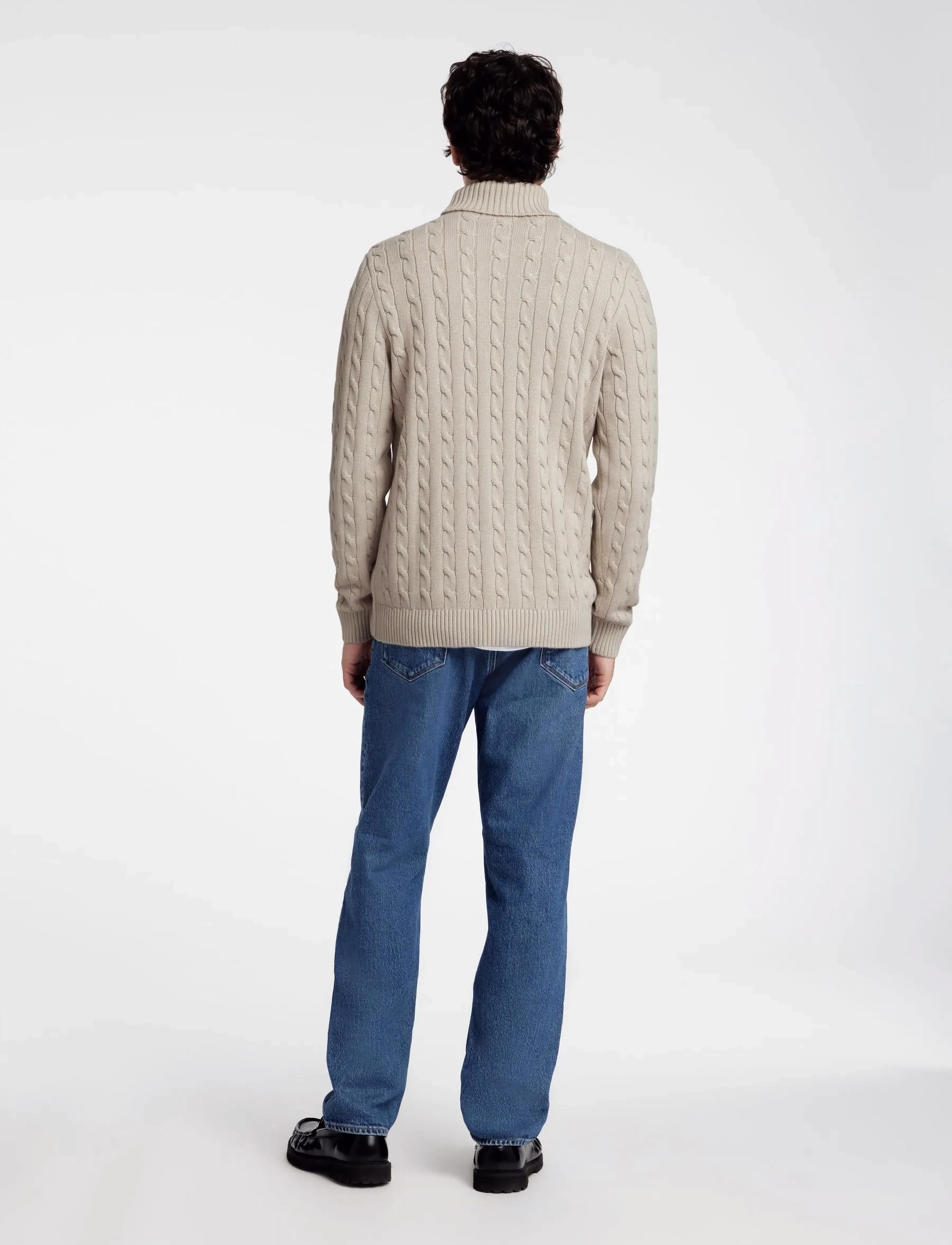 Selected - SLHRYAN STRUCTURE ROLL NECK - rollkragen - oatmeal - 2