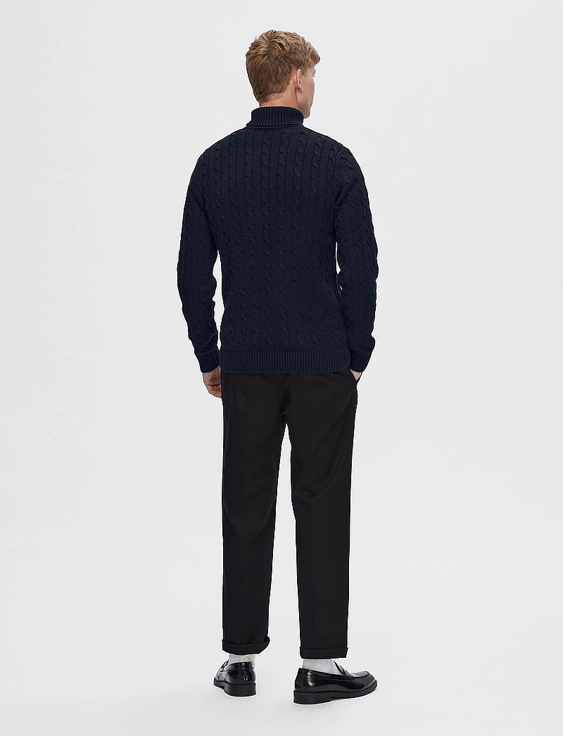 Selected - SLHRYAN STRUCTURE ROLL NECK - rollkragen - sky captain - 3