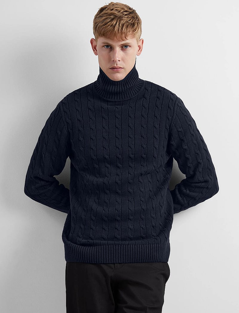 Selected - SLHRYAN STRUCTURE ROLL NECK - rollkragen - sky captain - 5