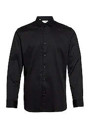 Selected Homme - SLHSLIMFLEX-PARK SHIRT LS B - basic skjortor - black - 0