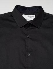 Selected Homme - SLHSLIMFLEX-PARK SHIRT LS B - basic skjortor - black - 3