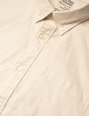 Selected Homme - SLHREGRICK-OX SHIRT LS NOOS - oksfordo marškiniai - angora - 3