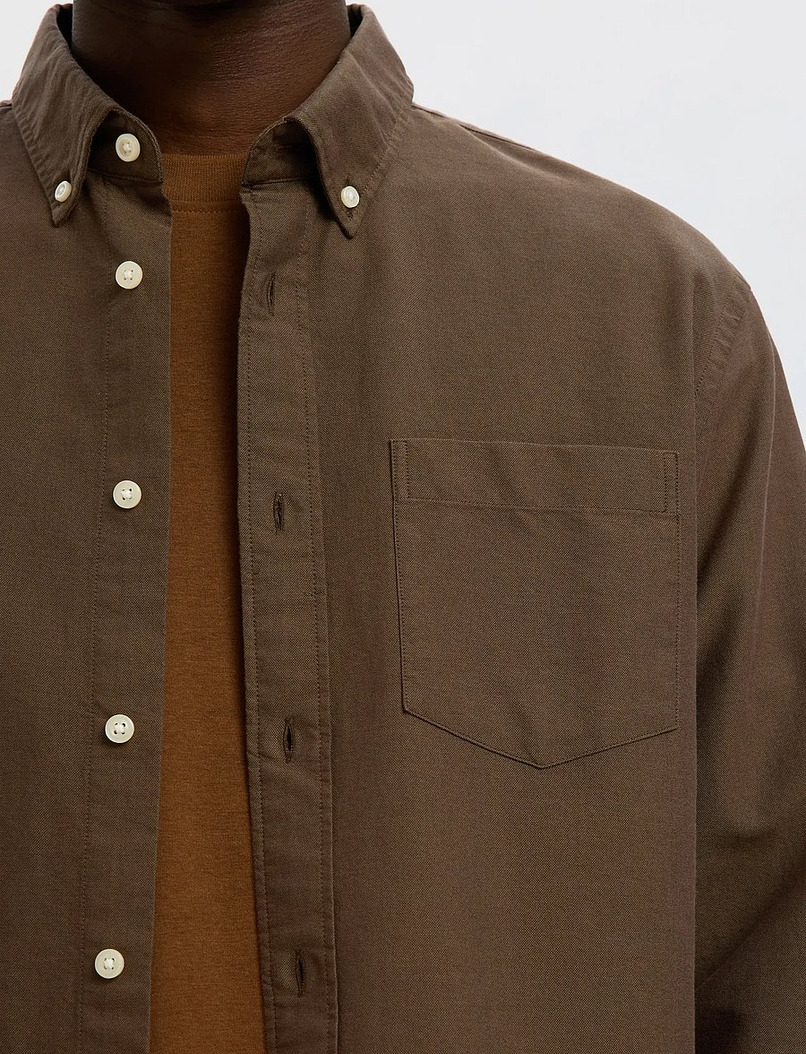 Selected - SLMCOLE-RICK OX REG LS SHIRT NOOS - triibulised särgid - delicioso - 4
