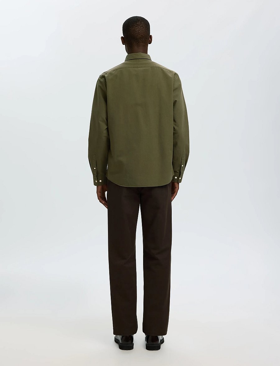 Selected - SLMREGCOLE RICK-OX SHIRT LS NOOS - gestreifte hemden - kalamata - 2