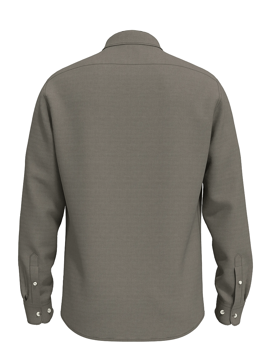 Selected - SLMREGCOLE RICK-OX SHIRT LS NOOS - triibulised särgid - morel - 2