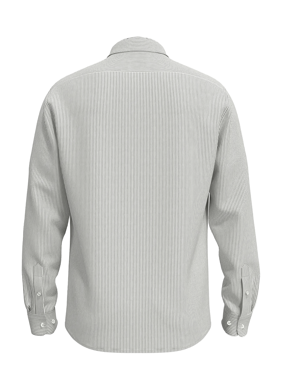 Selected - SLMREGCOLE RICK-OX SHIRT LS NOOS - chemises à rayures - morel - 2