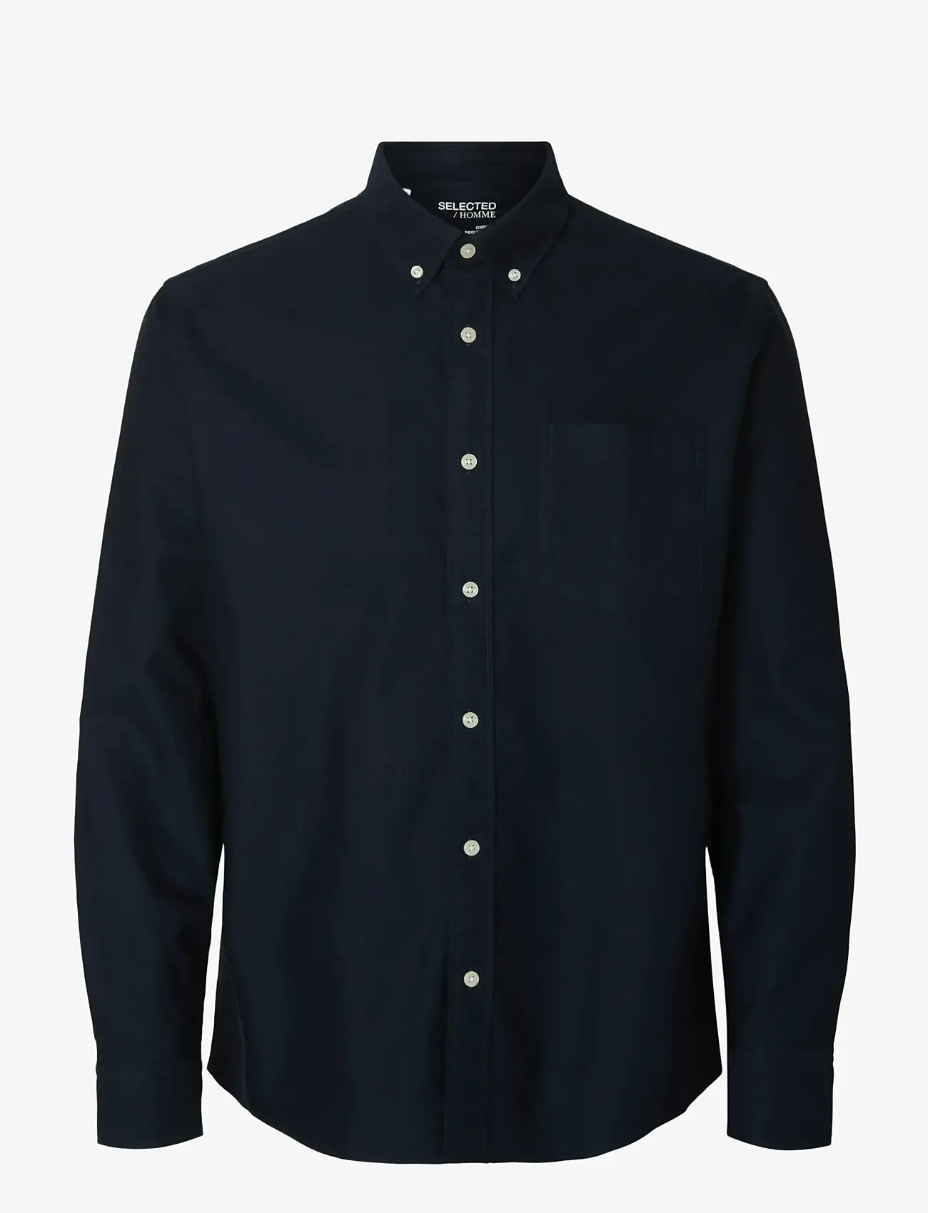 Selected - SLHREGRICK-OX SHIRT LS NOOS - stribede skjorter - sky captain - 1