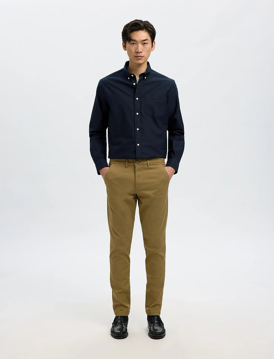 Selected - SLMREGCOLE RICK-OX SHIRT LS NOOS - triibulised särgid - sky captain - 3