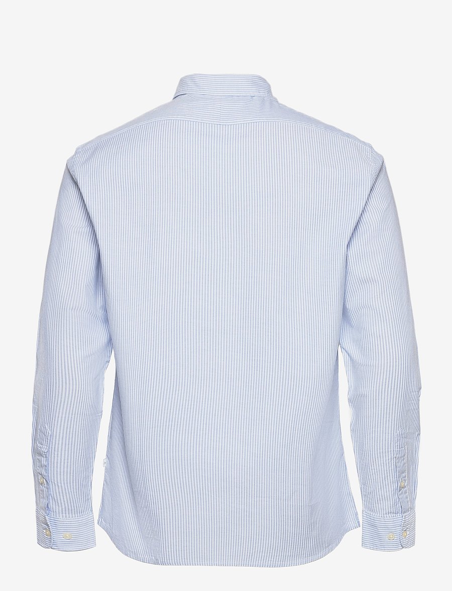 Selected - SLMREGCOLE RICK-OX SHIRT LS NOOS - triibulised särgid - skyway - 2