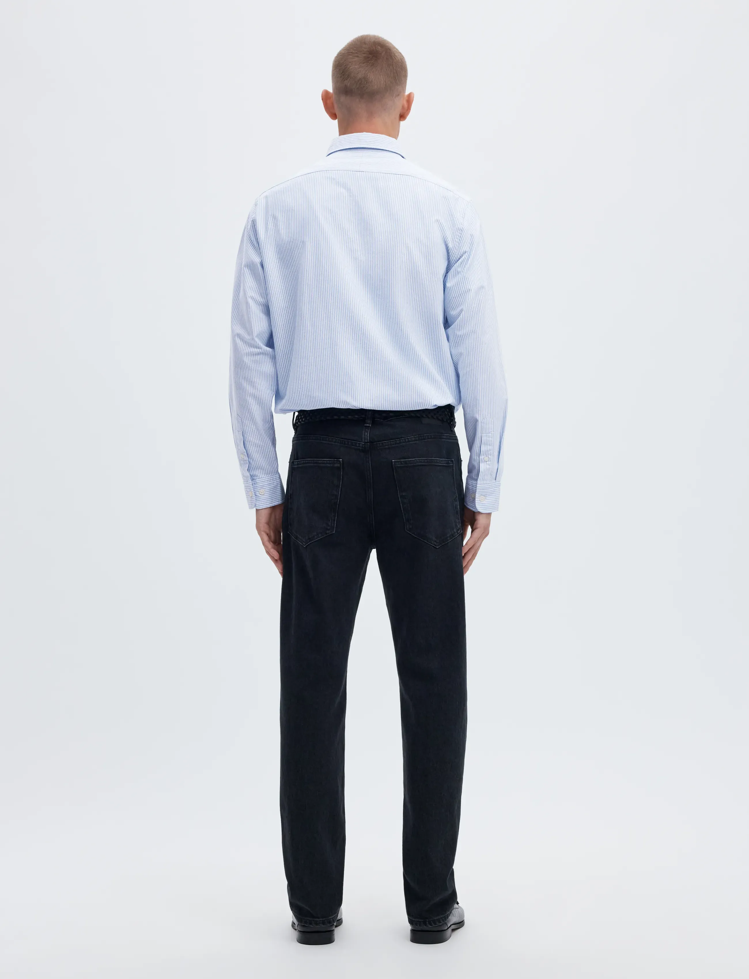 Selected - SLMCOLE-RICK OX REG LS SHIRT NOOS - stribede skjorter - skyway - 3